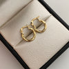 Candonga mini entorchada Oro amarillo 18k 0,9 Gr / 1,1 Cm