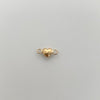 Herraje Corazon Inflado Oro amarillo 18k 0,3 Gr / 1,0 Cm