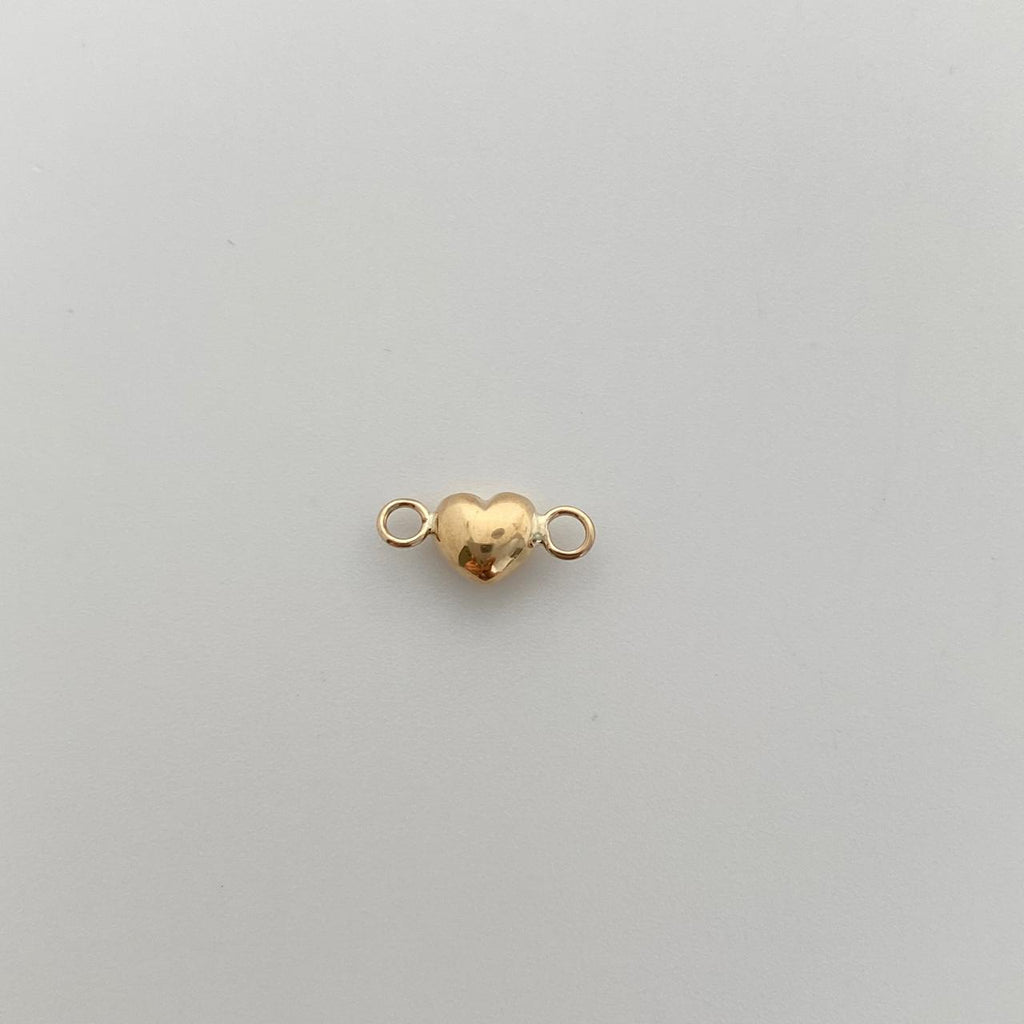 Herraje Corazon Inflado Oro amarillo 18k 0,3 Gr / 1,0 Cm