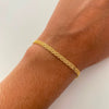 Pulso It China Oro amarillo 18k +1 / 2,3 Gr / 3,4 mm / 20 Cm