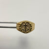 Anillo Ancla Oro amarillo 18k / Talla 10 / 3,15 Gr / 4,3 mm