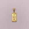 Dije Dolar Oro amarillo 18k 1,06 Gr / 9,3 mm / 2,7 Cm