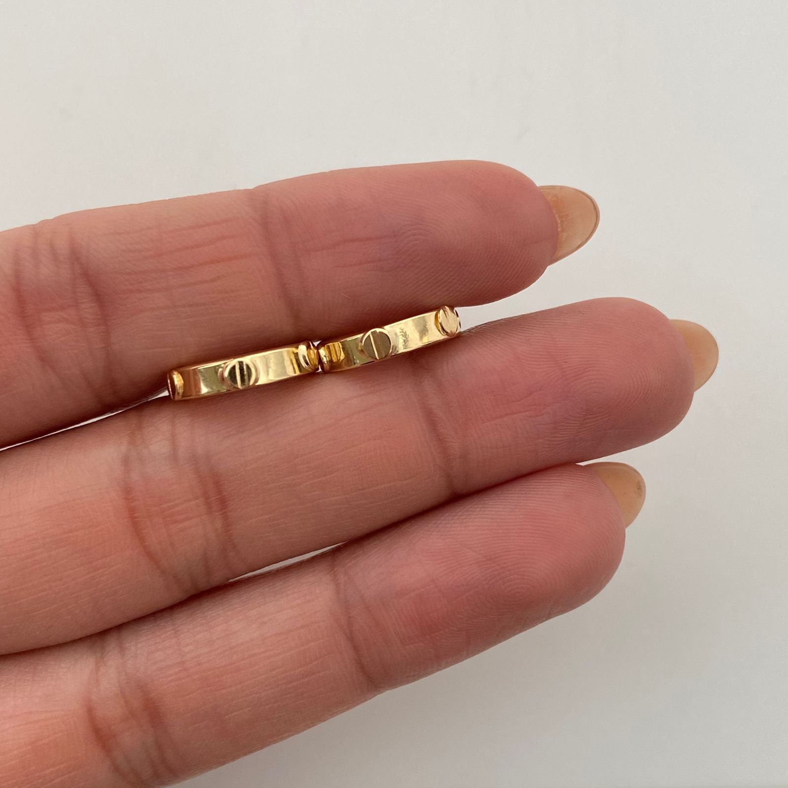 Candonga Huggies Oro amarillo 18k 1,5 Gr / 1,5 Cm