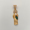 Dije San Judas Silueta Casting Oro amarillo 18k 4,05 Gr / 11,6 mm / 4 Cm