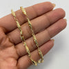 Cadena Rustica Dubai Oro amarillo 6,65 Gr / 3,6 mm / 52 Cm Broche 0,40