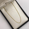 Cadena It Plana diamantada Tres oros 18k 4,35 Gr / 2,1 mm / 60 Cm