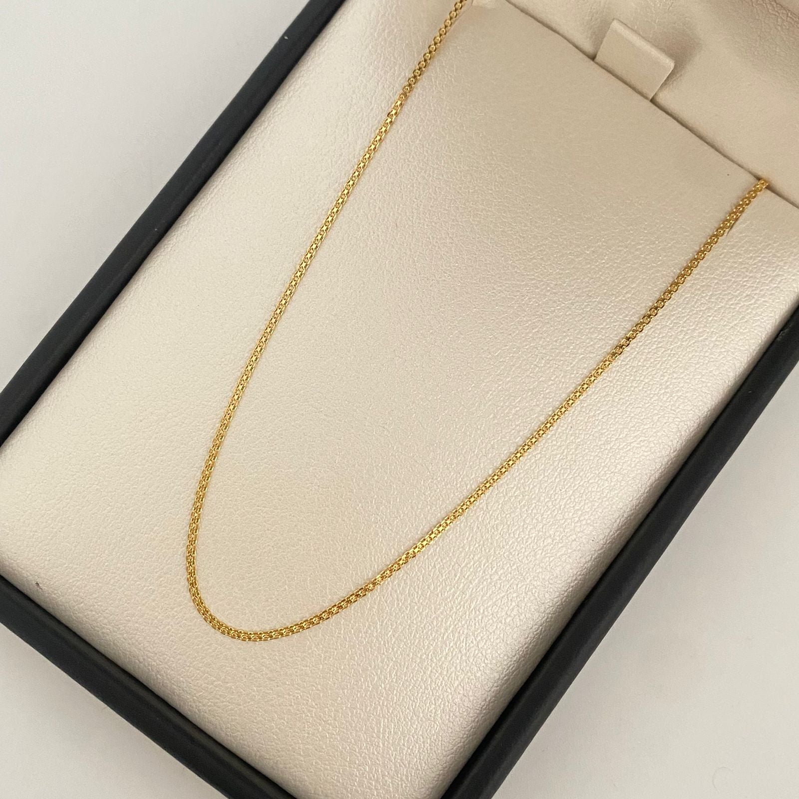 Cadena It mini china Oro amarillo 18k 1,40 Gr / 1,0 mm / 40 Cm