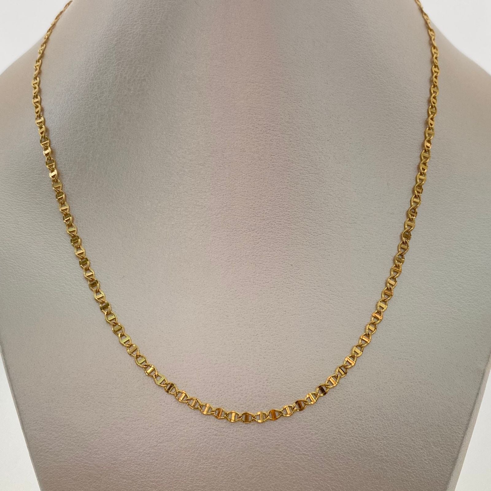 Cadena It Escalera Plana Oro amarillo 18k 3,2 Gr / 2,8 mm / 60 Cm