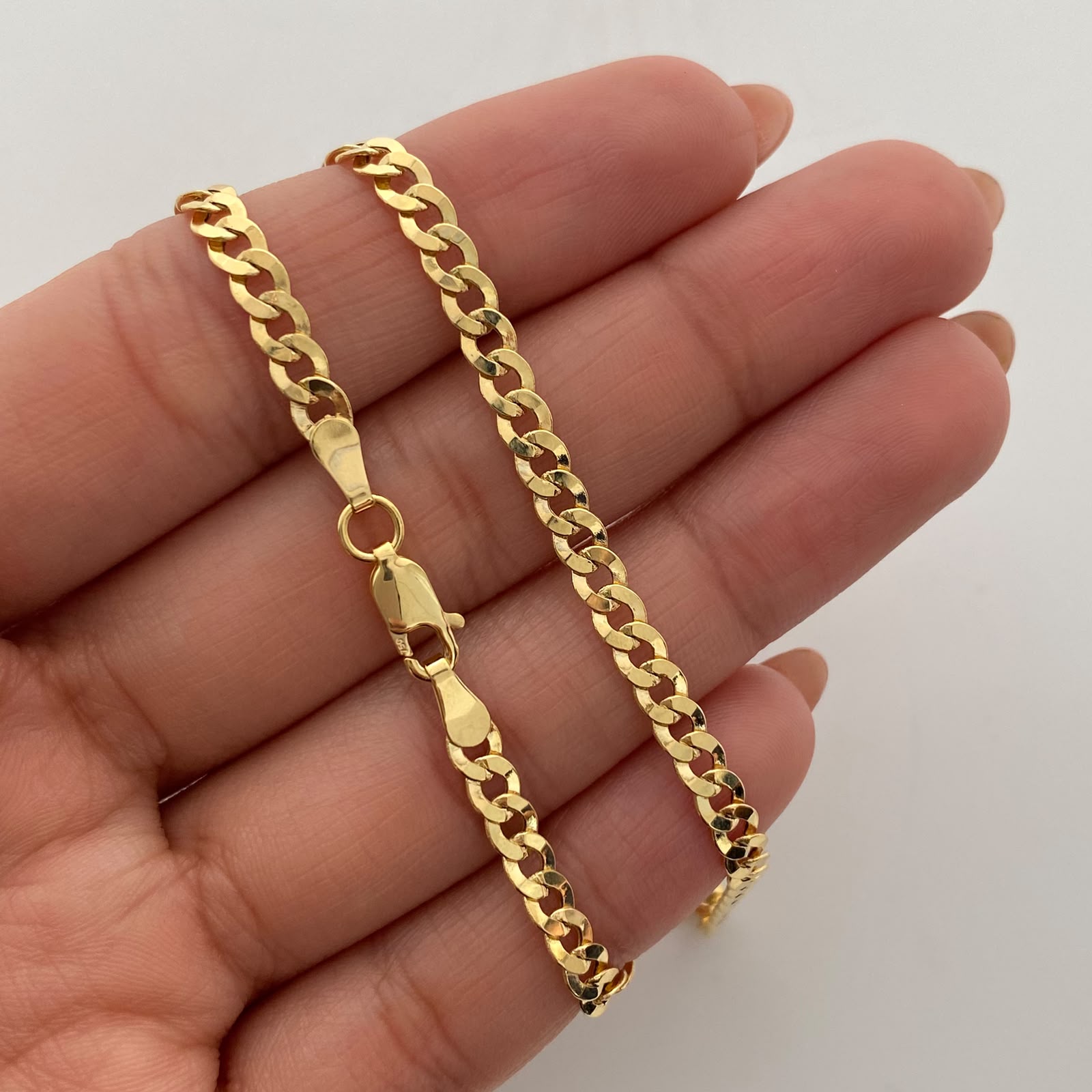Cadena It Cubana Oro amarillo 18k 7,5 Gr / 3,8 mm / 60 Cm