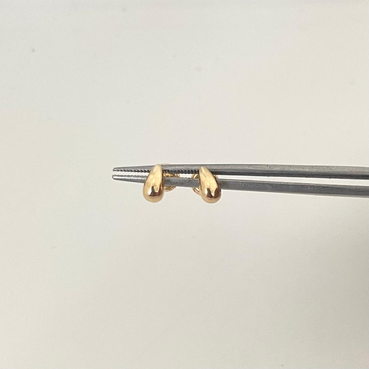 Topos gota Oro amarillo 18k 0,60 Gr / 3,8 mm