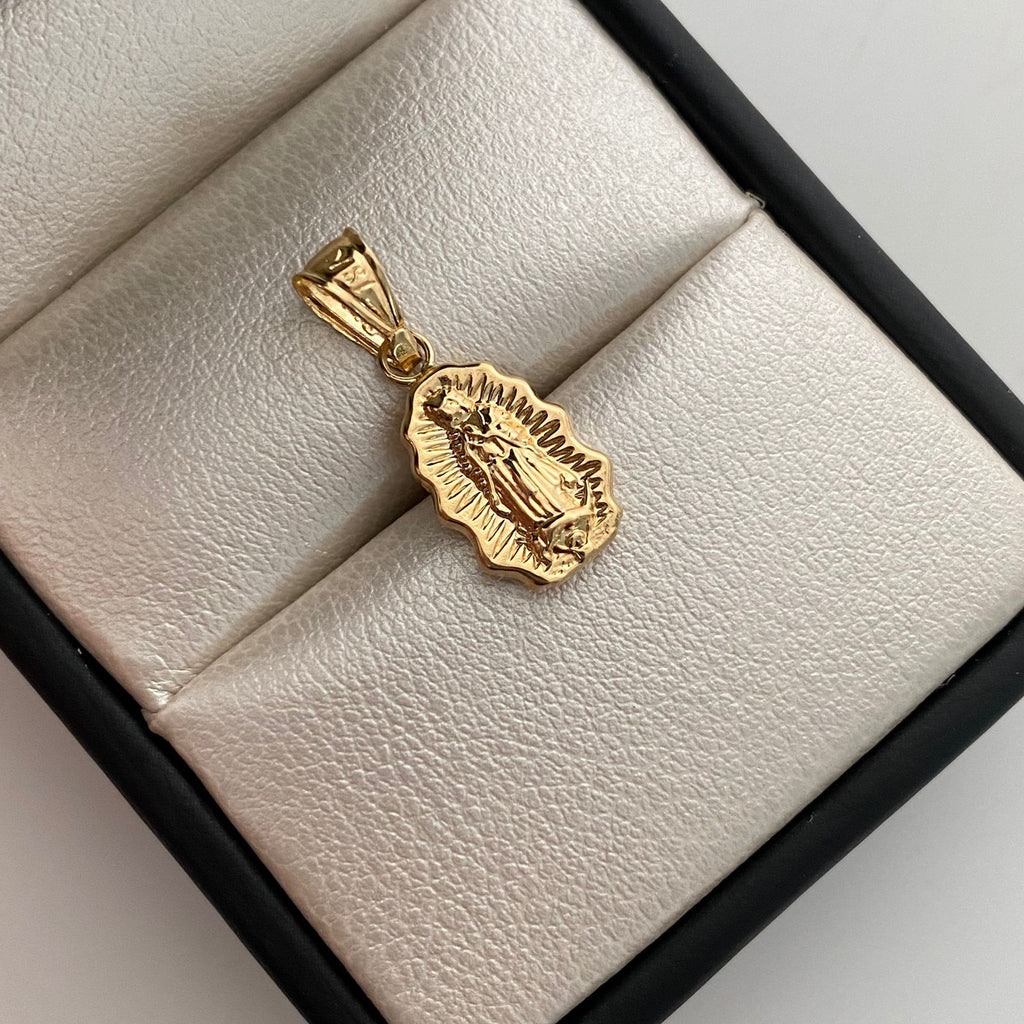 Dije Virgen de Guadalupe Silueta Oro amarillo 18k 0,7 Gr / 8,8 mm / 2,1 Cm