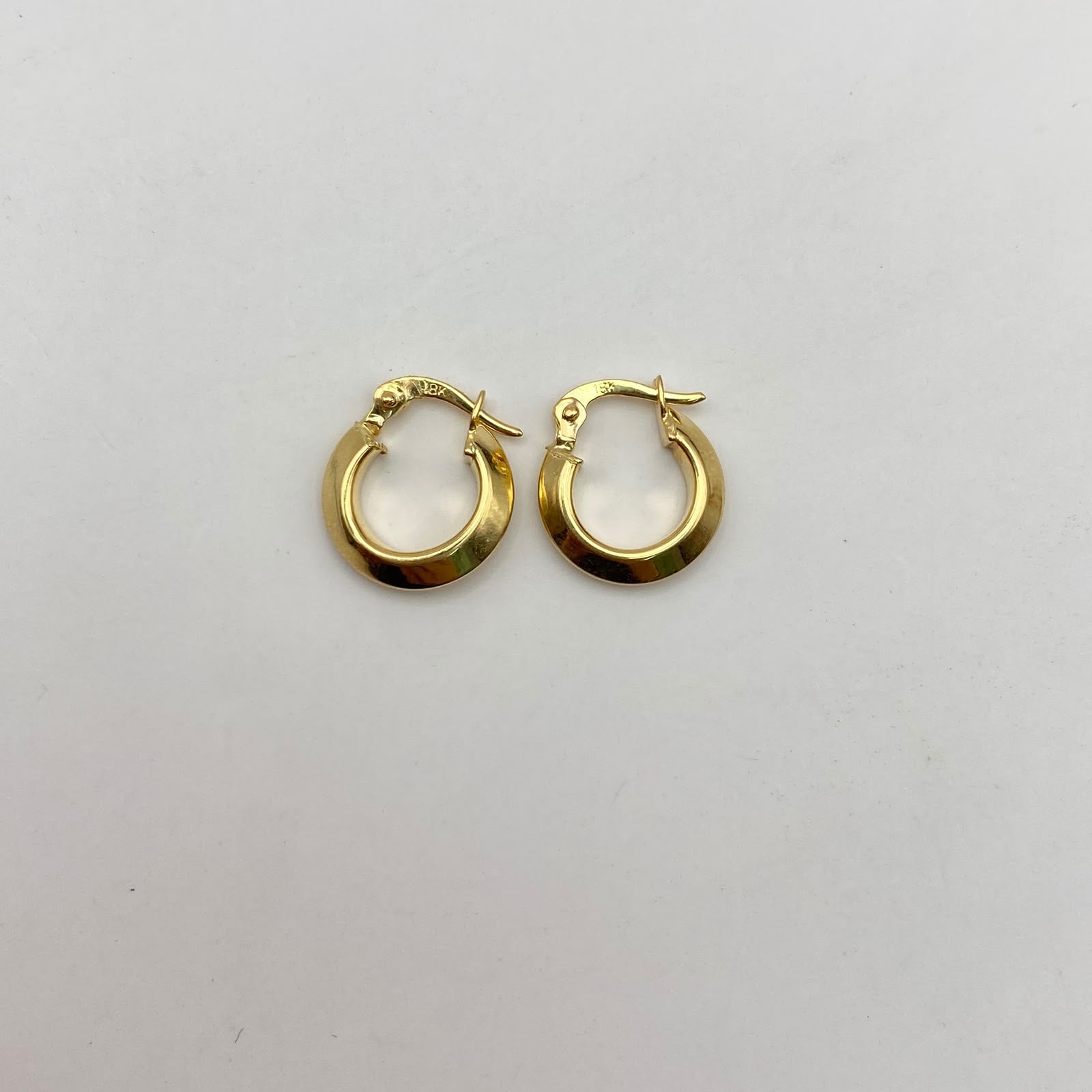 Candonga planas lisas Oro amarillo 1 Gr / 1,2 Cm