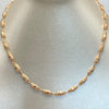 Cadena Rustica Barriles  Oro rosa 6,65 Gr / 3,6 mm / 60 Cm Broche 0,40