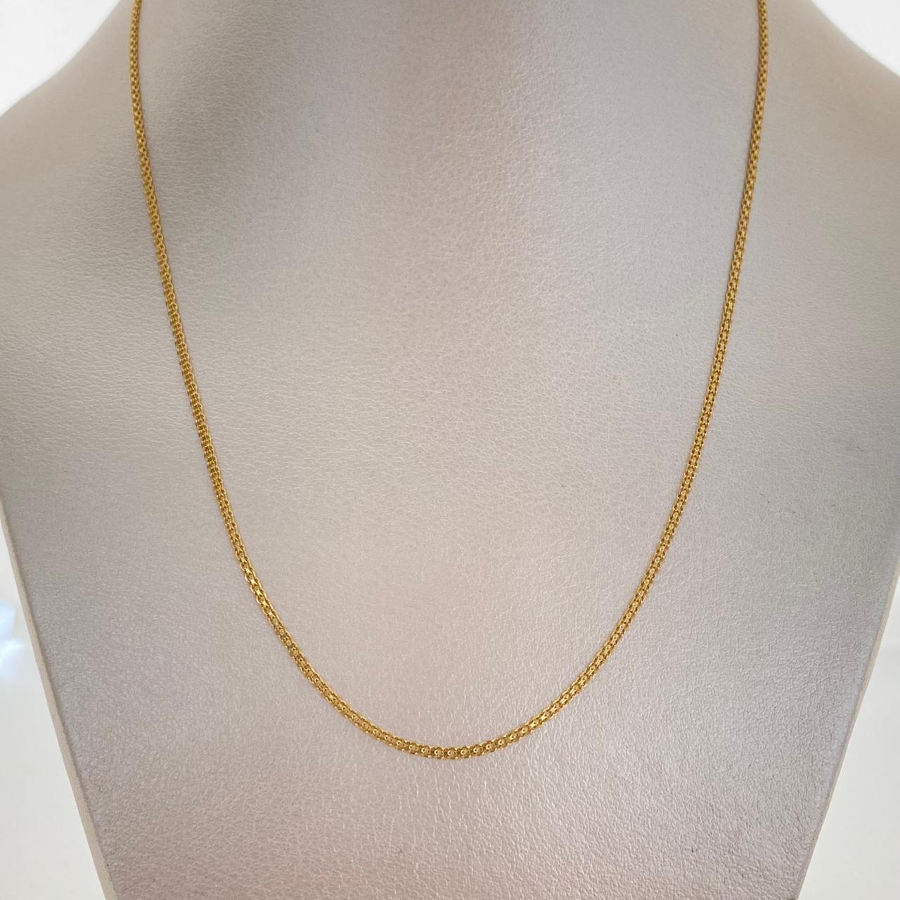 Cadena It China 1 carril Oro amarillo 18k 2,85 Gr / 0,5 mm / 50 Cm