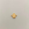 Herraje Virgen de Guadalupe Silueta Oro amarillo 18k 0,55 Gr / 1,5 Cm
