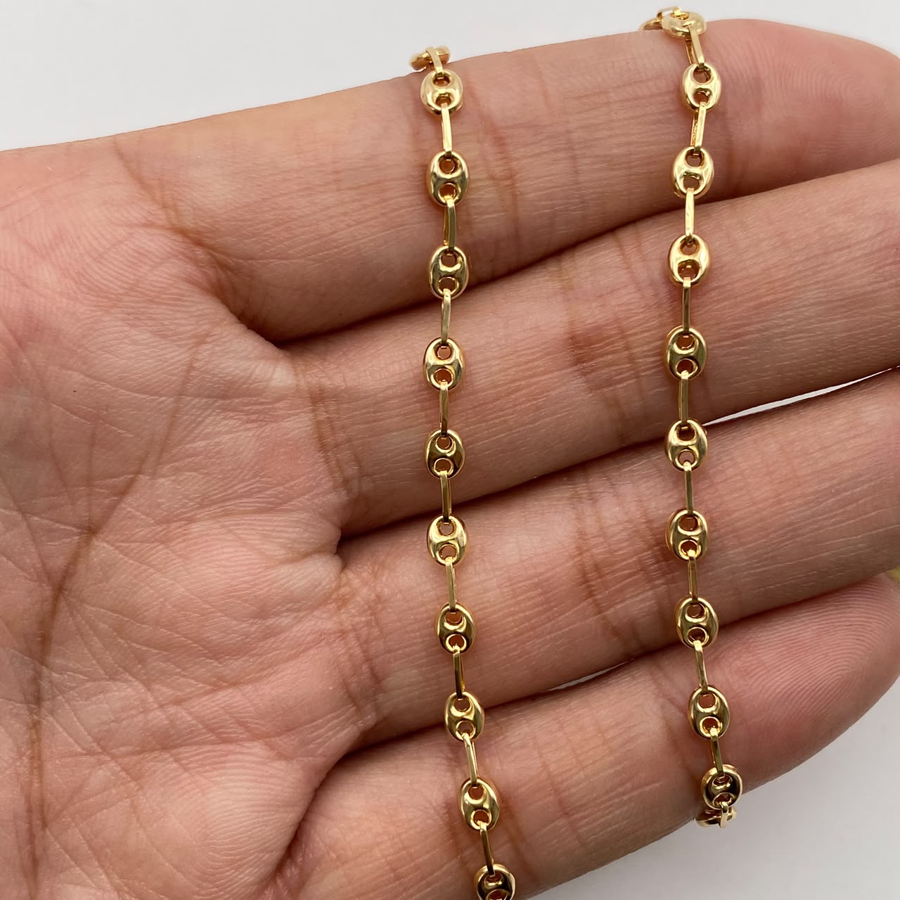 Cadena Baby Gc Oro amarillo 18k 6,15 Gr / 3,5 mm / 60 Cm Broche 0,30