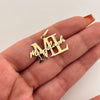 Dije Dije Personalizado letra (por fabricacion) Oro amarillo 18k 2,82 Gr