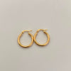 Candonga Lisas Oro amarillo 18k 1,75 Gr / 2,1 Cm