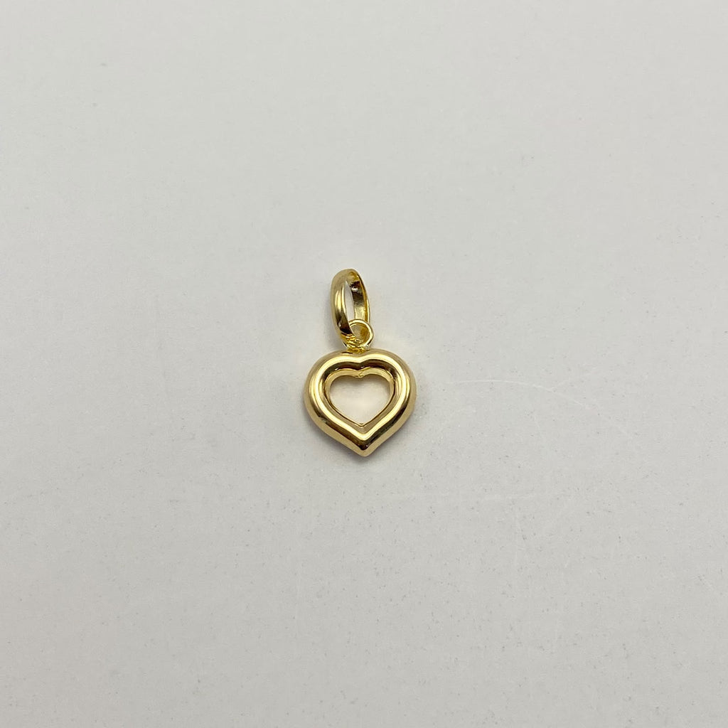 Dije Corazon silueta Oro amarillo 18k 0,4 Gr / 8,5 mm / 1,4 Cm