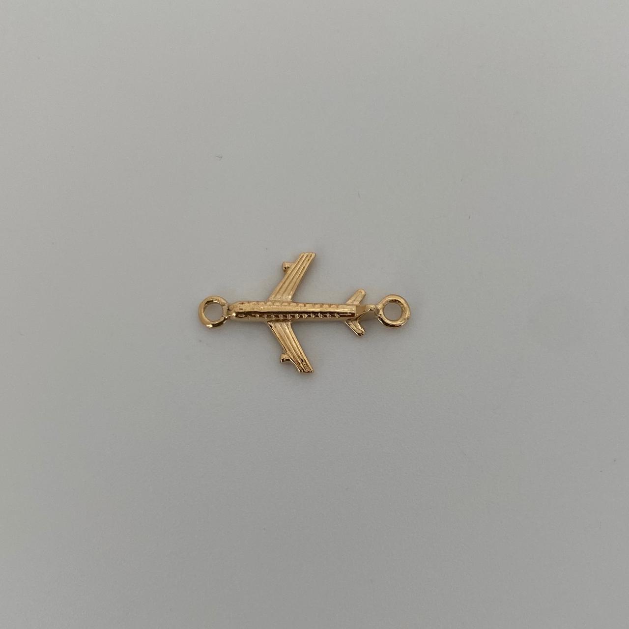 Herraje avion  Oro amarillo 18k 1,25 Gr / 2,2 Cm