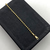 Pulso Militar luna diamantada Oro amarillo 18k +1 / 4,95 Gr / 2,5 mm / 20,3 Cm Broche 0,40