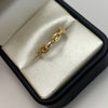 Anillo Gc Oro amarillo 18k / Talla 6 1/2 / 1,05 Gr / 1,2 mm