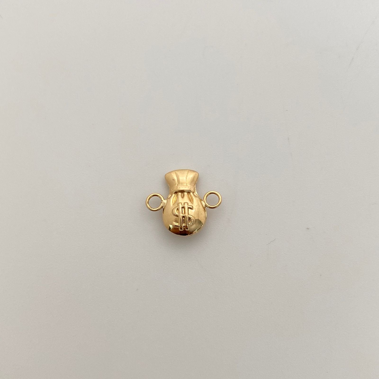 Herraje Bolsa de Valores Oro amarillo 18k 0,6 Gr / 1,5 Cm