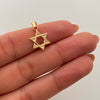Dije Estrella de David Oro amarillo 18k 0,55 Gr / 11,5 mm / 2 Cm