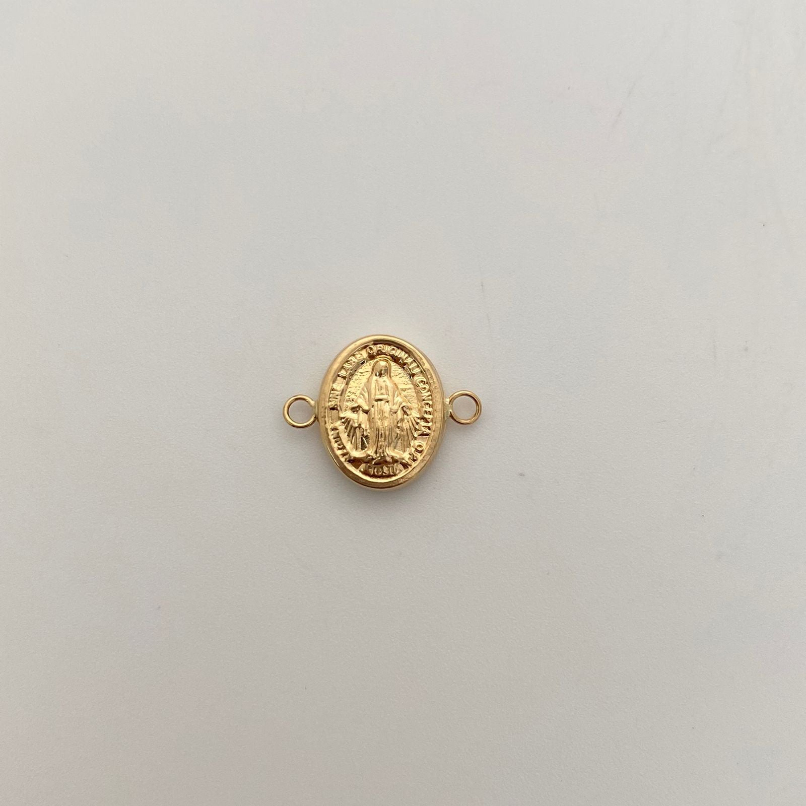 Herraje Virgen milagrosa Oro amarillo 18k 0,8 Gr / 1,7 Cm