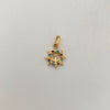 Dije Timon Ancla Oro amarillo 18k 0,95 Gr / 11,6 mm / 1,7 Cm