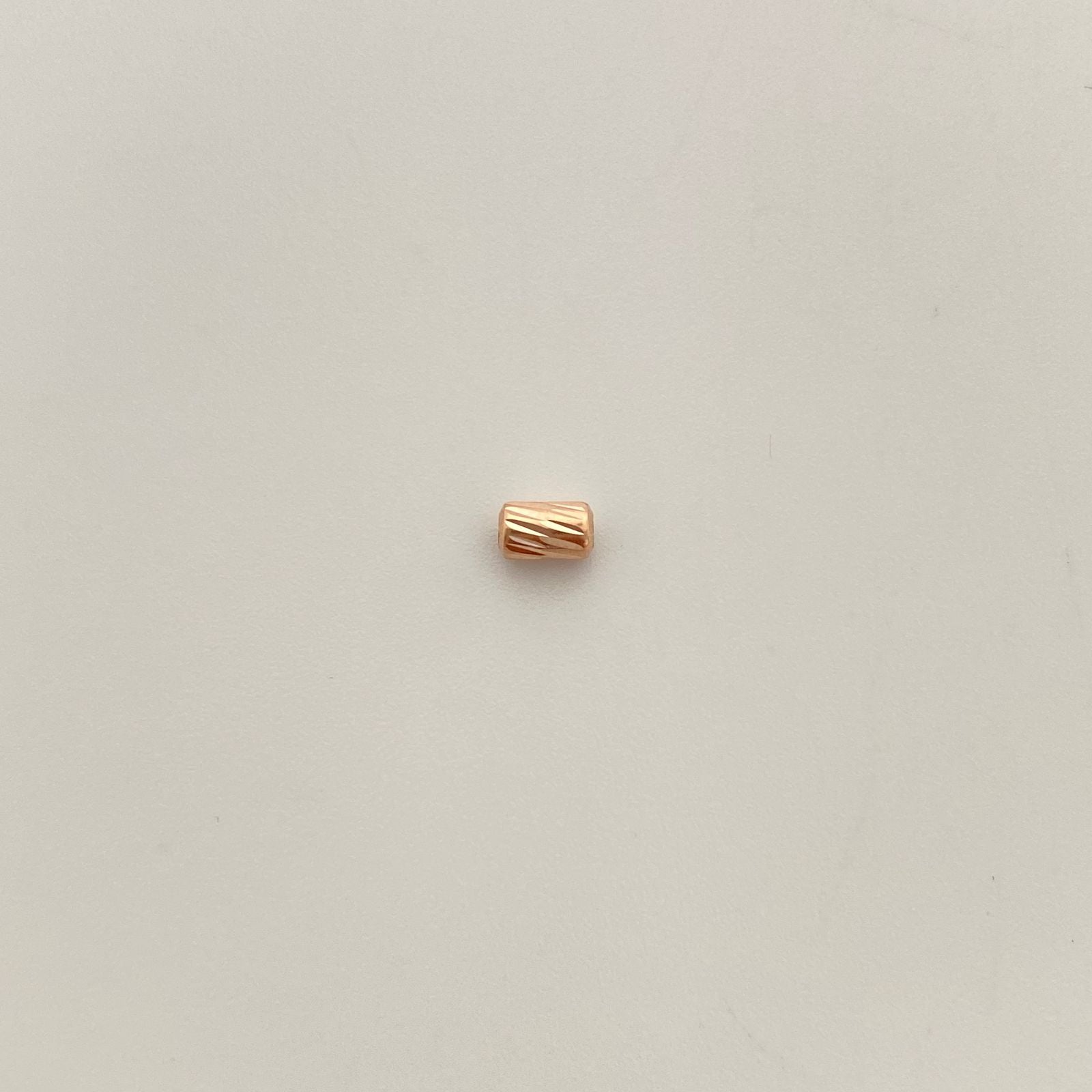 Herraje cilindro diamantado   Oro rosa 18k 0,1 Gr / 0,3 Cm
