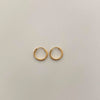 Candonga imperdibles Oro amarillo 18k 0,35 Gr / 0,8 Cm