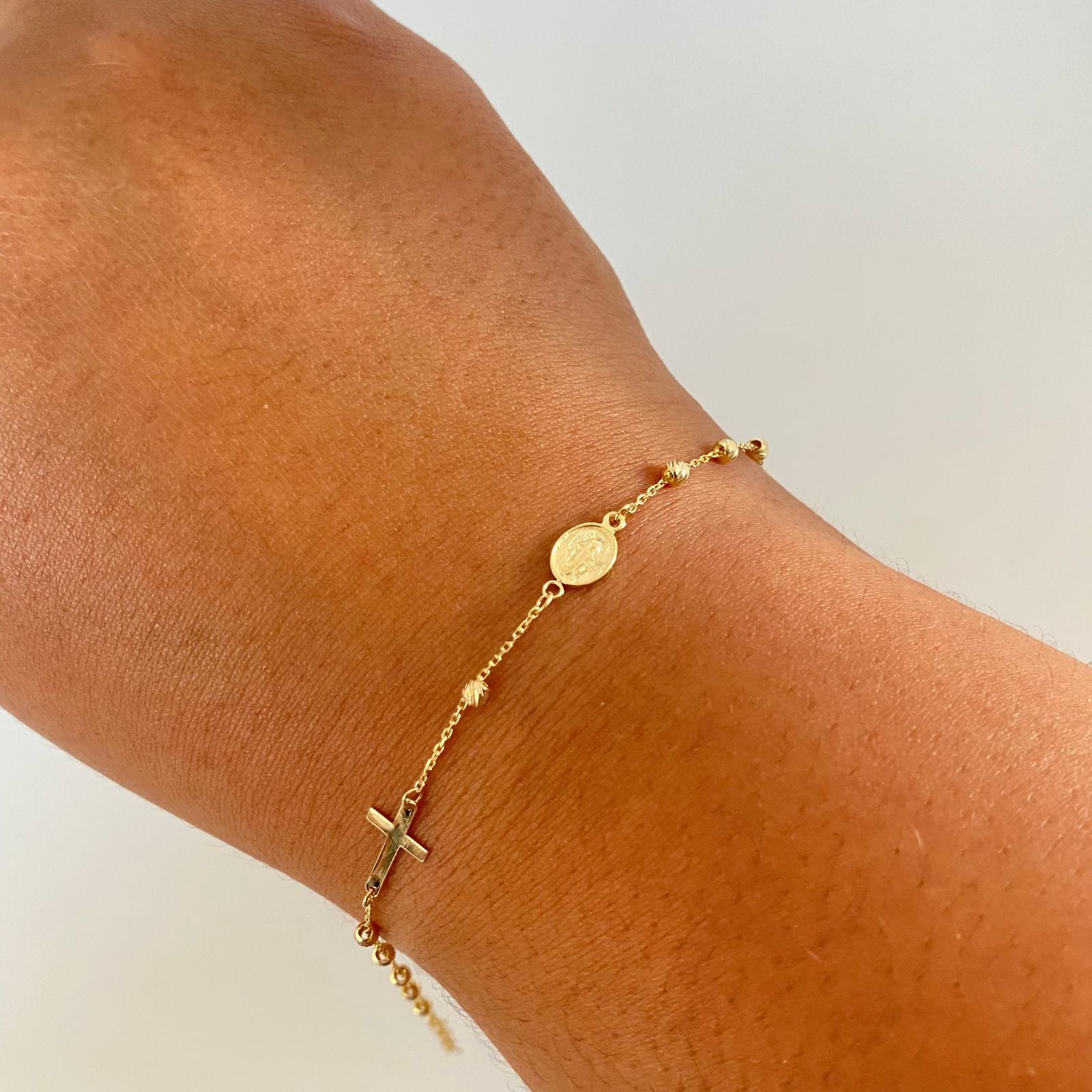 Pulso It denario  Oro amarillo 18k +4 / 1,6 Gr / 3 mm / 17 Cm