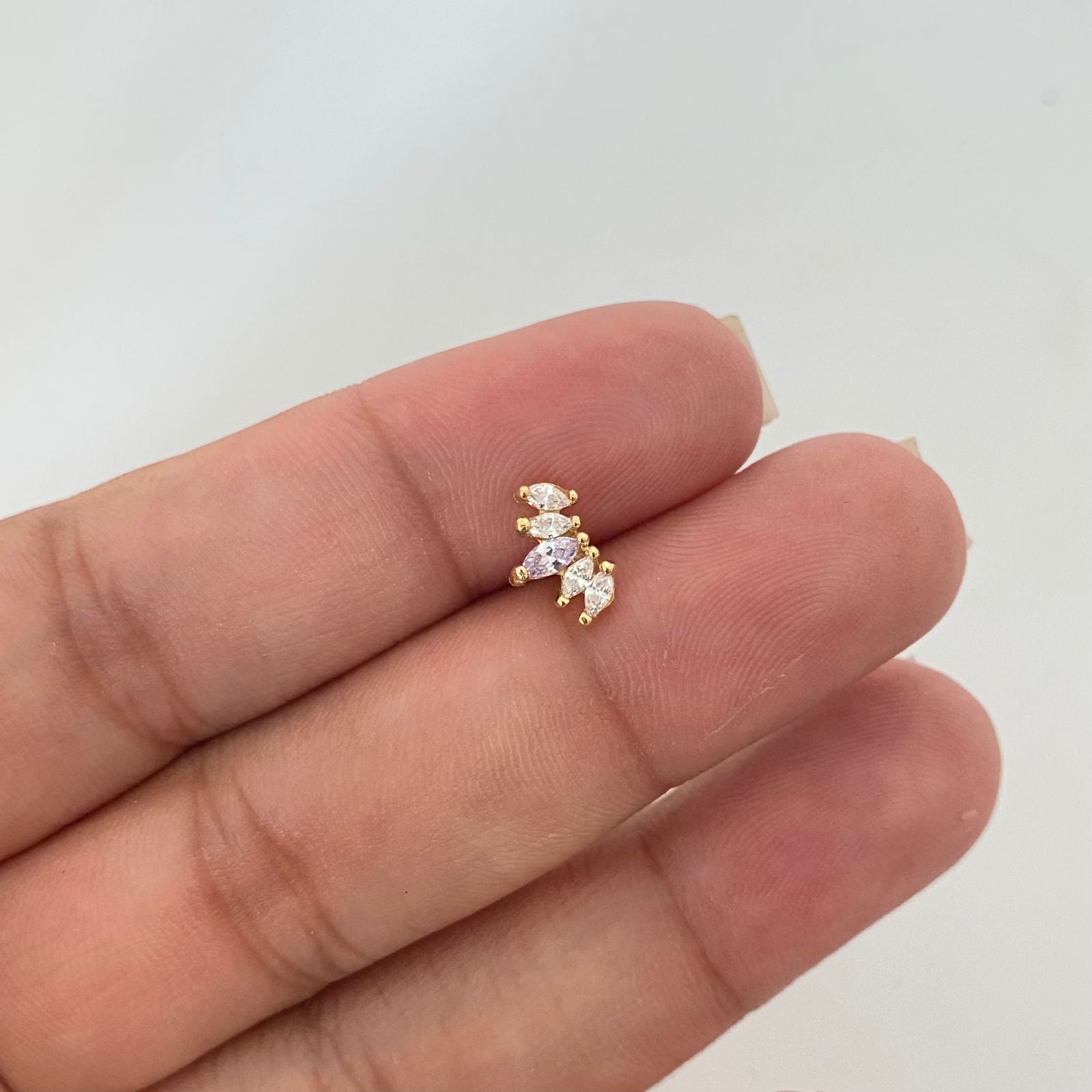 Piercing tiara casting (joya ) Oro amarillo 18k 0,8 Gr