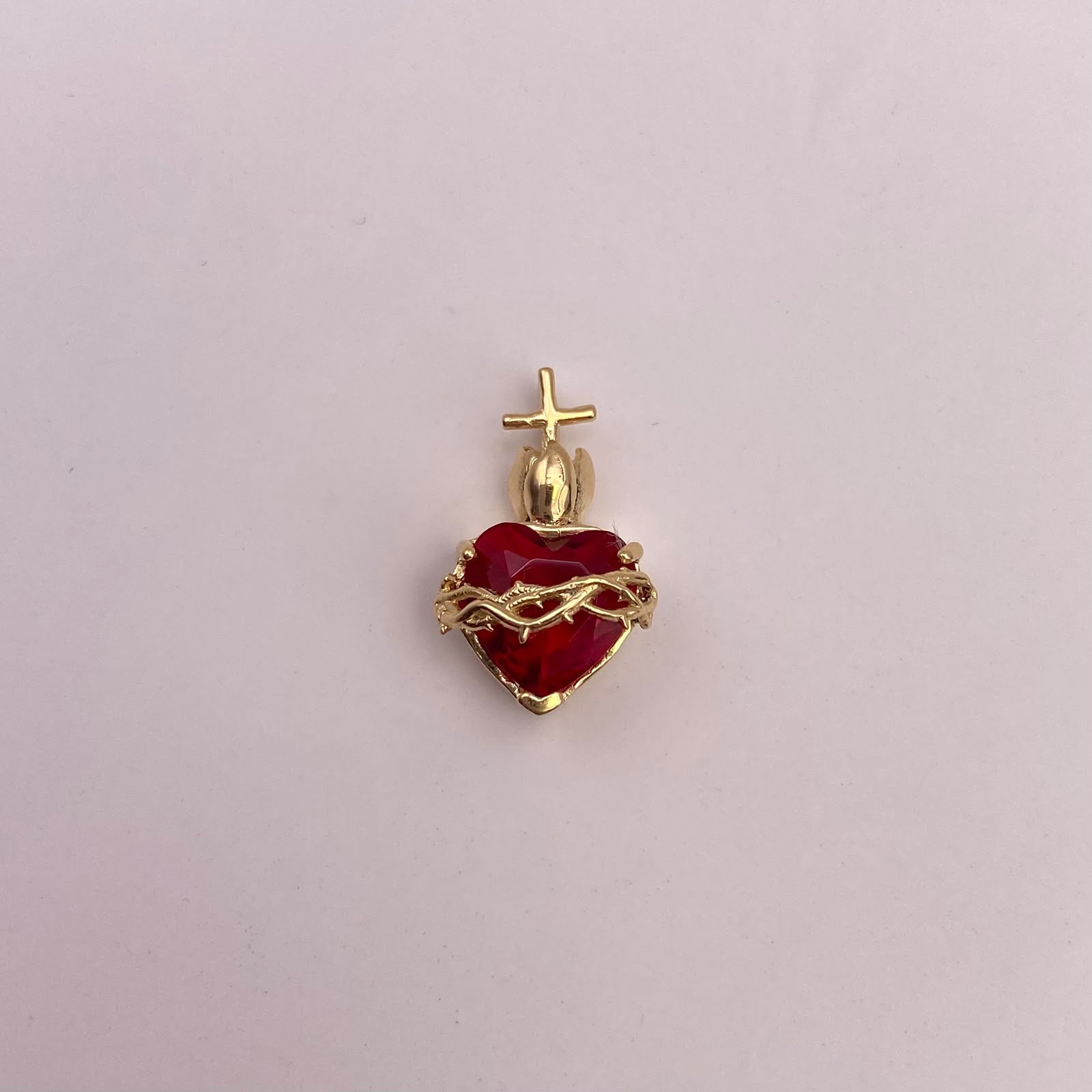 Dije sagrado corazón Oro amarillo 18k 1,72 Gr / 10,7 mm / 1,5 Cm