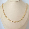 Cadena rustica eslabones lisos Oro amarillo 18k 14,60 Gr / 4,5 mm / 60 Cm Broche 0,40