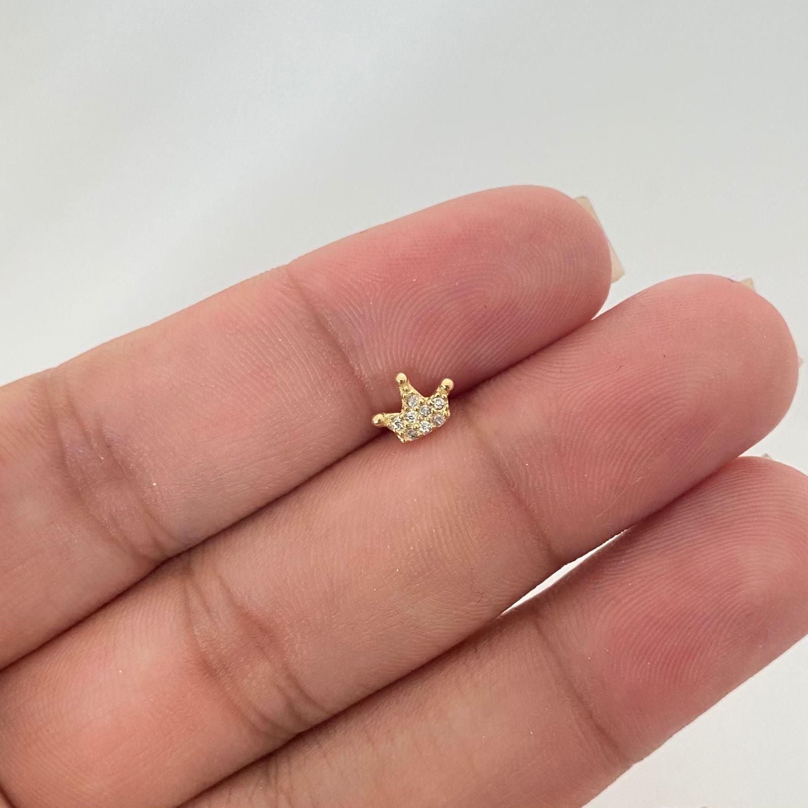 Piercing corona circones ( joya ) Oro amarillo 18k 0,55 Gr