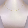 Cadena It Escalera plana especial Oro amarillo 18k 1,95 Gr / 1,3 mm / 50 Cm