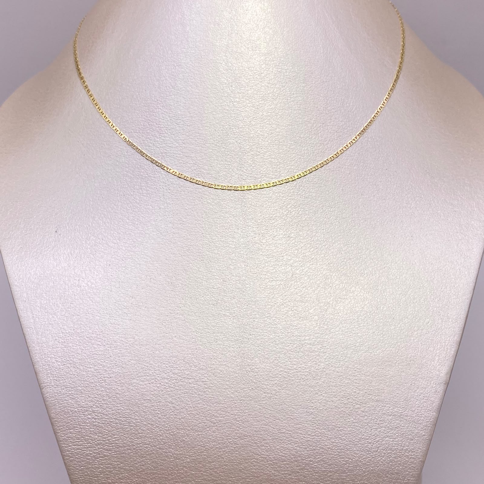 Cadena It Escalera plana especial Oro amarillo 18k 1,95 Gr / 1,3 mm / 50 Cm