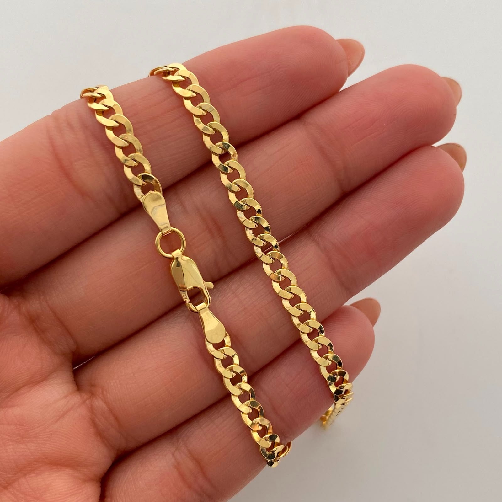 Cadena It Cubana Oro amarillo 18k 7,4 Gr / 3,9 mm / 60 Cm