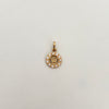 Dije corona rx casting Oro amarillo 18k 1,05 Gr / 1,8 Cm