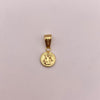 Dije San benito Oro amarillo 18k 0,45 Gr / 8,5 mm / 1,7 Cm