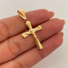 Dije Cruz Cristo Oro amarillo 18k 1,1 Gr / 18,6 mm / 3,7 Cm