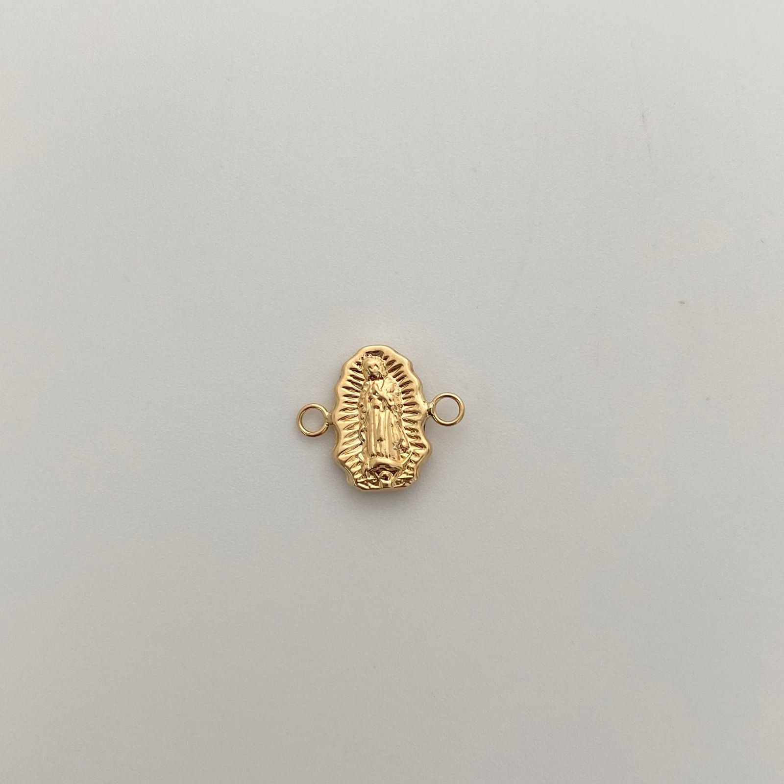 Herraje Virgen de Guadalupe Silueta Oro amarillo 18k 0,6 Gr / 1,5 Cm