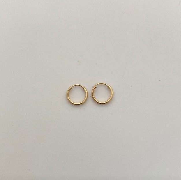 Candonga Mini Imperdible Oro amarillo 18k 0,35 Gr / 0,8 Cm