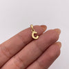 Dije letra C  Oro amarillo 18k 0,6 Gr / 6,4 mm / 1,3 Cm