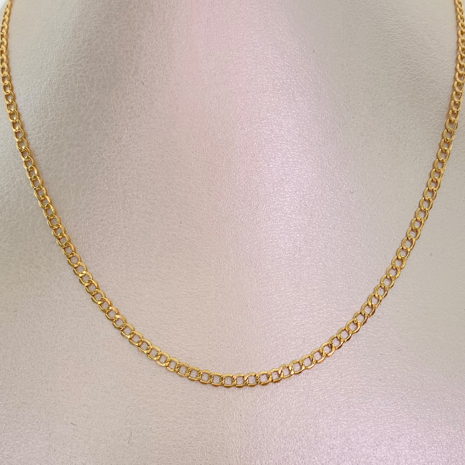 Cadena It Cubana Oro amarillo 18k 3 Gr / 2,8 mm / 50 Cm