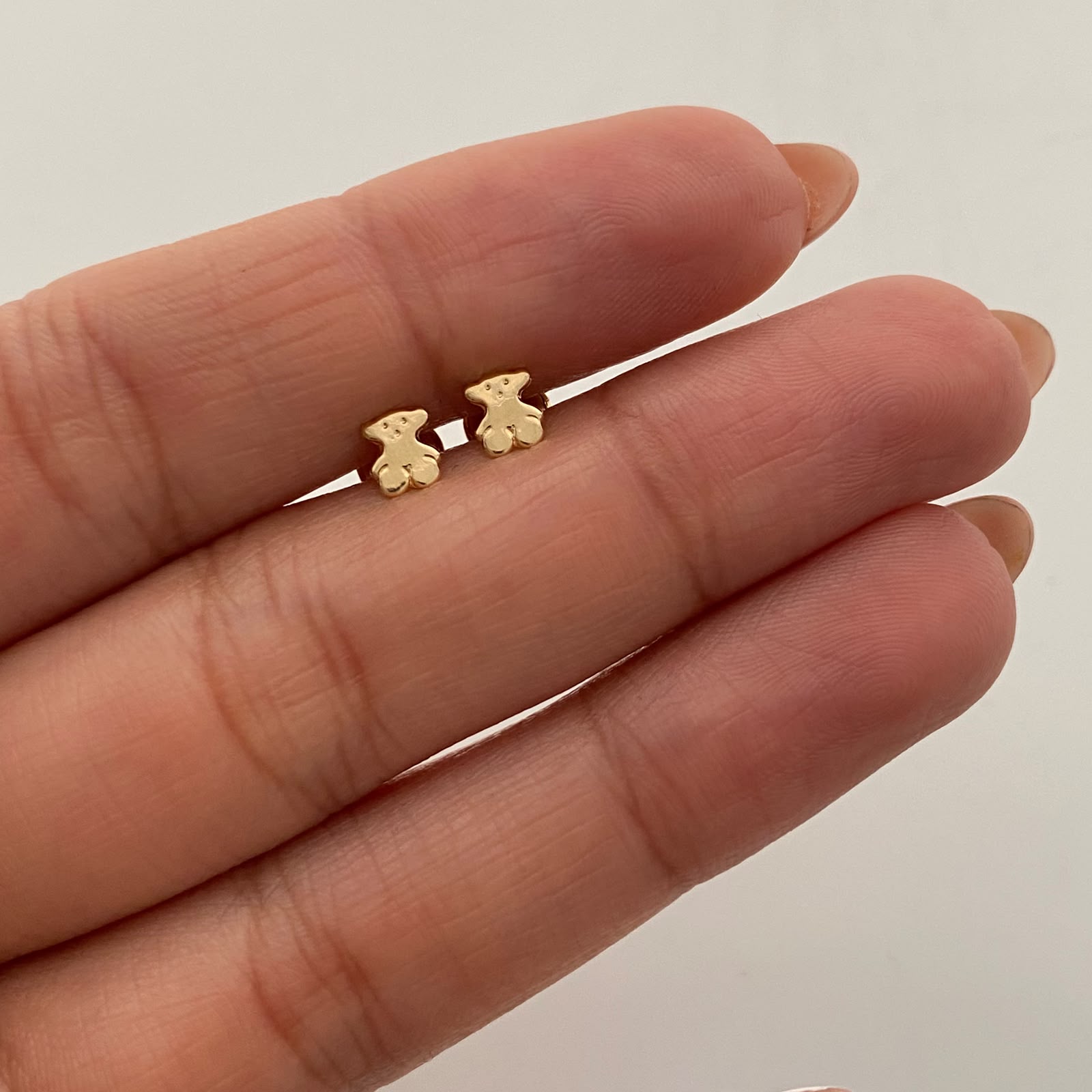 Topos Oso Th Liso Oro amarillo 18k 0,45 Gr / 4,2 mm
