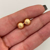 Topos Bola Diamantada 8mm Oro amarillo 18k 1,1 Gr