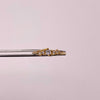 Anillo Solitario Oro amarillo 18k / Talla 7 / 1,65 Gr / 1,2 mm